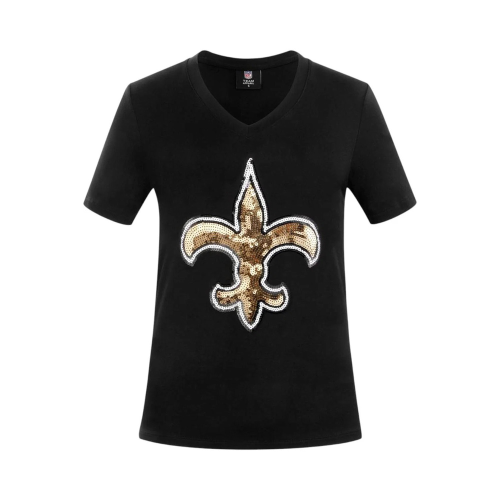 Officially Licensed NFL Women's Logo Tee Fabgating by Cucé Saints - Regular